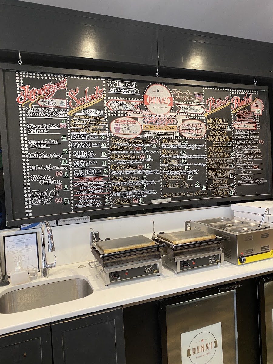 Menu Rina's Pizzeria & Cafe-2